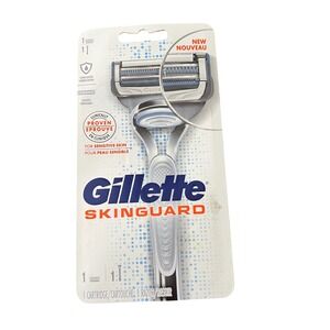 Gillette Skinguard Mens Razor Handle‎ 1 Cartridge Sensitive Skin